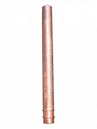 Shop Thin Spiral Copper Decorative Downspouts | Gutter Supply