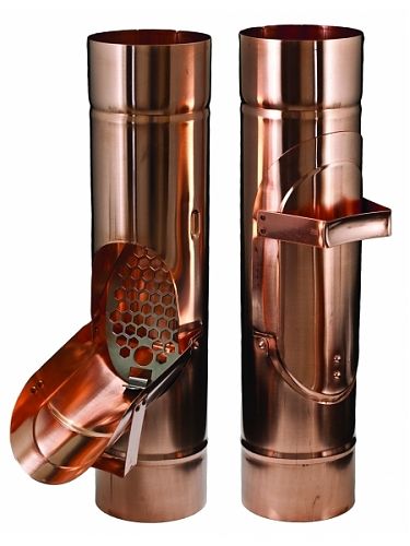 Copper Downspout Cleanouts Gutter Supply